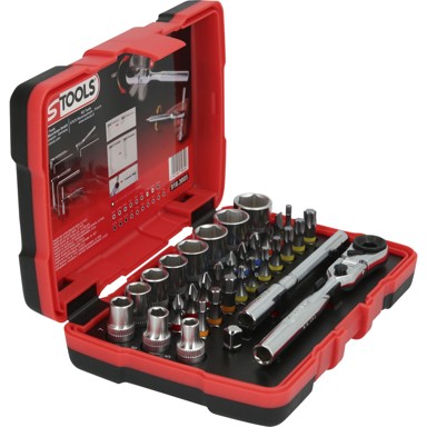 KS TOOLS Set bitova i utičnica TorsionPower 1/4" (33 komada)